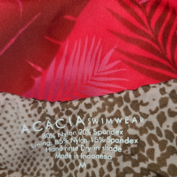 Acacia swimwear psychedelic leaf Capetown onepiece - Picture 6 of 14